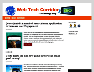 webtechcorridor.blogspot.com screenshot