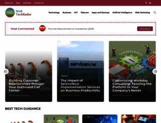 webtechradar.com screenshot