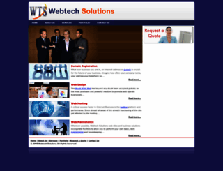 webtechsolutions.in screenshot