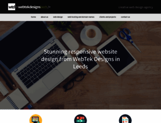 webtekdesigns.co.uk screenshot