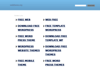 webtheme.org screenshot