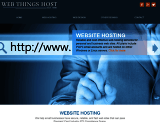 webthingshost.com screenshot