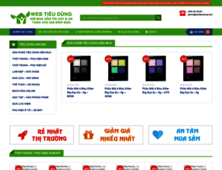webtieudung.com screenshot