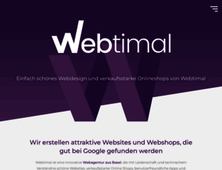 webtimal.ch screenshot