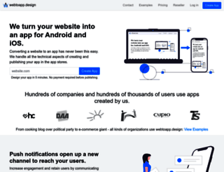 webtoapp.design screenshot