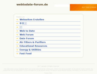 webtodate-forum.de screenshot