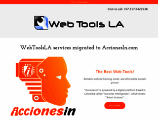 webtoolsla.com screenshot