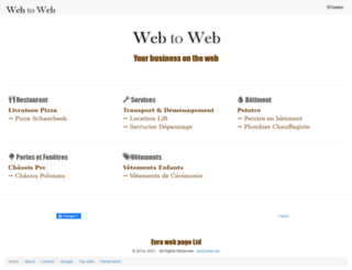 webtoweb.be screenshot
