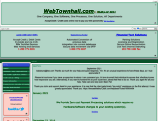 webtownhall.com screenshot