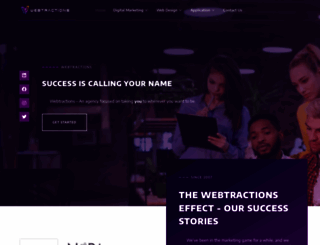 webtractions.com screenshot
