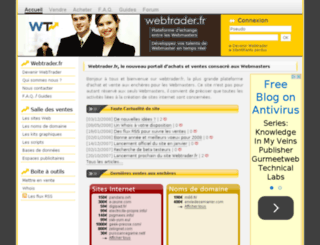 webtrader.fr screenshot