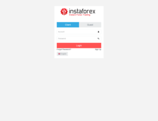 webtrader.instaforex.com screenshot