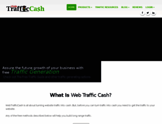 webtrafficcash.com screenshot