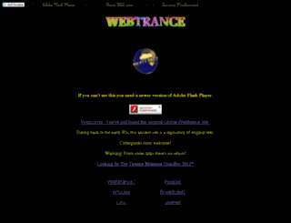 webtrance.co.za screenshot