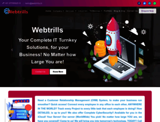 webtrills.in screenshot