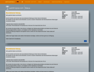 webtropia-status.de screenshot