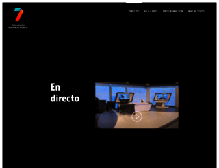 webtv.7tvregiondemurcia.es screenshot