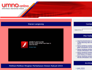 webtv.umno-online.my screenshot