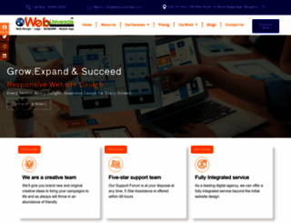 webuniversals.co.in screenshot