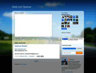 weburlopener.blogspot.com screenshot