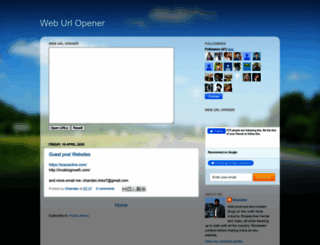 weburlopener.blogspot.in screenshot