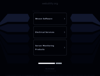 webutility.org screenshot