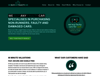 webuyanyfaultycar.co.uk screenshot