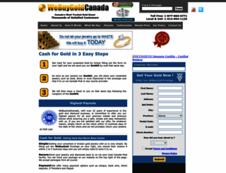 webuygoldcanada.com screenshot