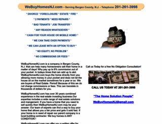 webuyhomesnj.com screenshot
