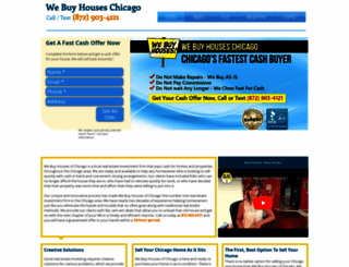 webuyhousesofchicago.com screenshot