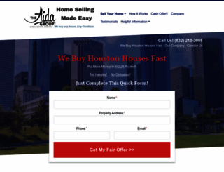webuyhoustonhousesfast.com screenshot