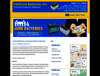 webuyjunkbatteries.com screenshot