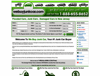webuyjunkcar.com screenshot