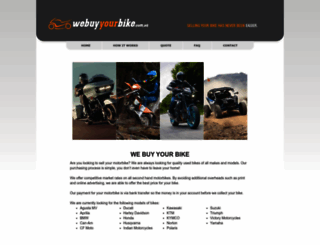 webuyyourbike.com.au screenshot