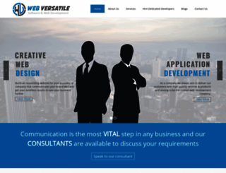 webversatile.com screenshot