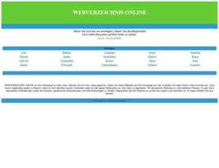 webverzeichnis-online.de screenshot