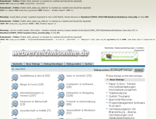 webverzeichnisonline.de screenshot