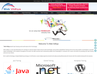webvidhya.com screenshot