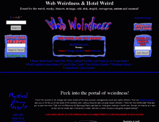 webweirdness.com screenshot