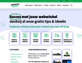 webwinkelsucces.nl screenshot