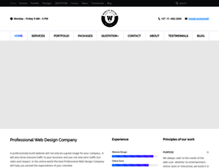 webwix.co.za screenshot