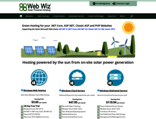 webwizhost.com screenshot