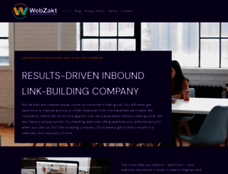 webzakt.com screenshot