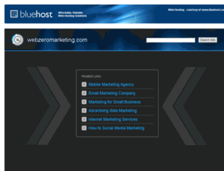 webzeromarketing.com screenshot