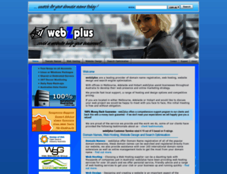 webzplus.com.au screenshot