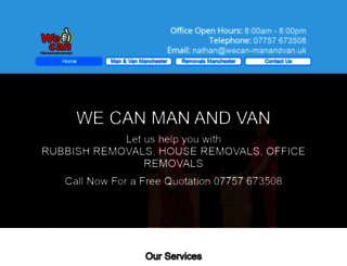 wecan-manandvan.uk screenshot