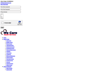 wecarecancer.com screenshot