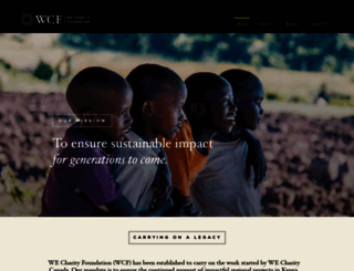 wecharity.org screenshot