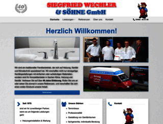wechler-soehne.de screenshot