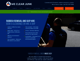 weclearjunk.com screenshot